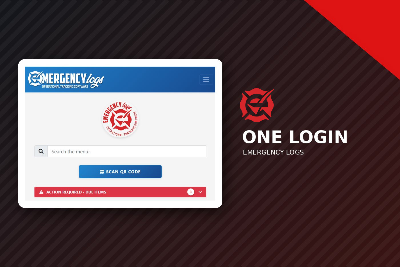 Emergency Logs on phone, tablet and desktop