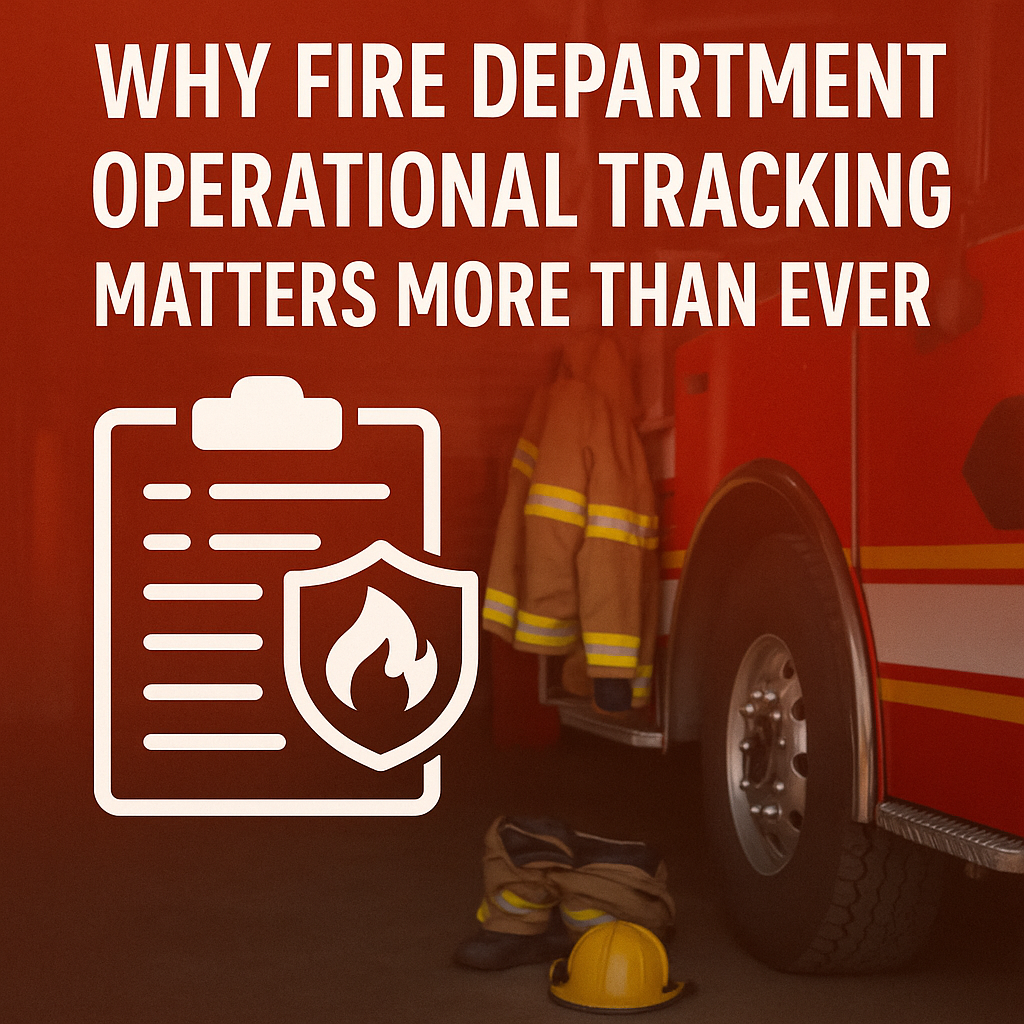 Fire department operational tracking matters now, more than ever.